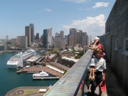 Aussicht von der Harbourbridge
