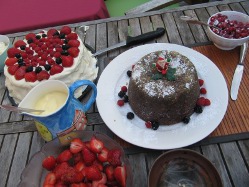 Christmaspudding und Pawlova