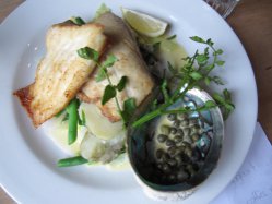 Edles Essen im "Fleurs" in Moeraki