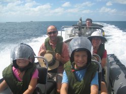 Mit 25 kn bers Wasser