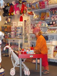 Hauptattraktion Spielzeugladen