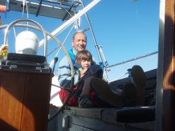 Lars und Till im Cockpit