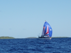 La Barca unter Gennaker